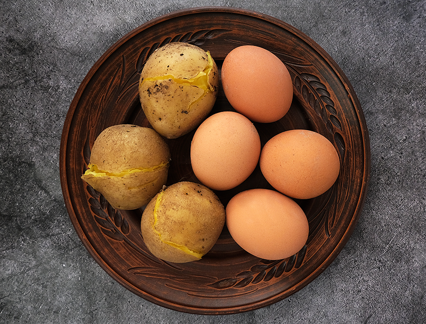 pomme de terre oeufs